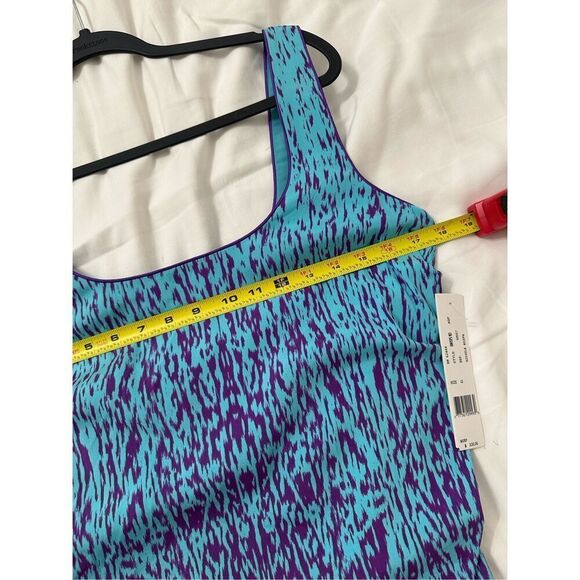 NWT Nicole Miller Blue PurpleStudio Cocktail Dress Size 12 - Picture 3 of 7